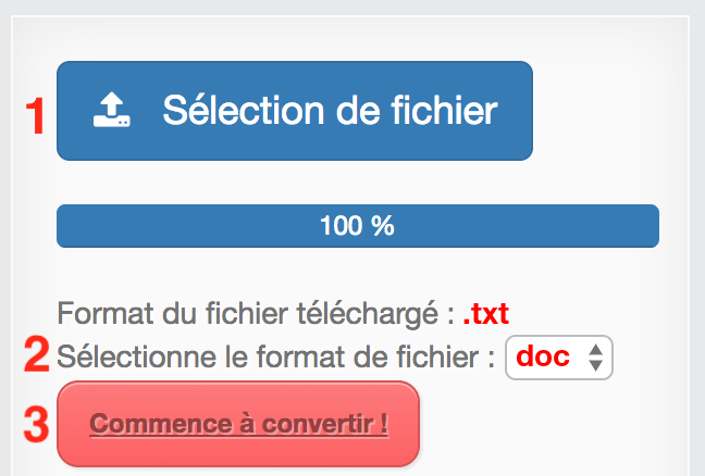 Comment convertir TXT en DOC en ligne